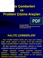 Kalite Çemberleri Ve Problem Çözme Araçları