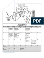 June Calendar 2015