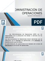 Administracion de Operaciones