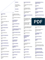 Calendário de Todas as Datas Comemorativas de 2015