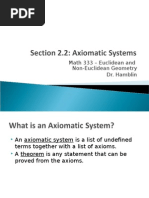 Axiomatic Systems