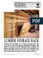 Lumber Storage Rack
