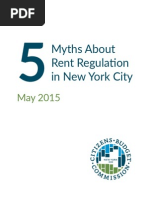 5 myths about rent regulated apartments