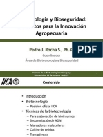 Biotecnologia Universidad Pedro Rocha
