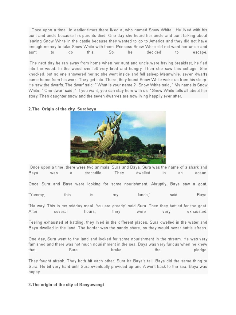Narrative Text Sample | PDF | Cinderella | Leisure