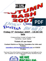 FCC Autumn Bash Poster