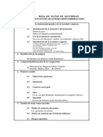 Sulfato de Magnesio HOJA DE SEGURIDAD