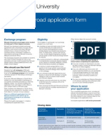 Monash Abroad Application Form Outgoing Students