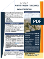 Admission Advertisement 2014-15 Fourth Draft PDF