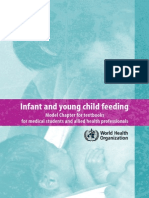 Infant and Young Child Feeding