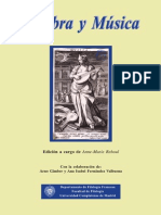 Palabra y Música. Libro