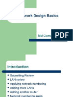 Network Design Basics: MM Clements