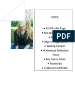 Index Electronic Portfolio