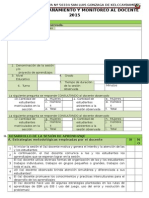 Ficha de Acompañamiento y Monitoreo Al Docente 2015 Primaria