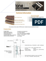 Stone Panels Technical Information