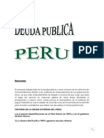 Deuda Publica Del Peru