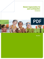 Market Segmentation For Sport Participation:: Children