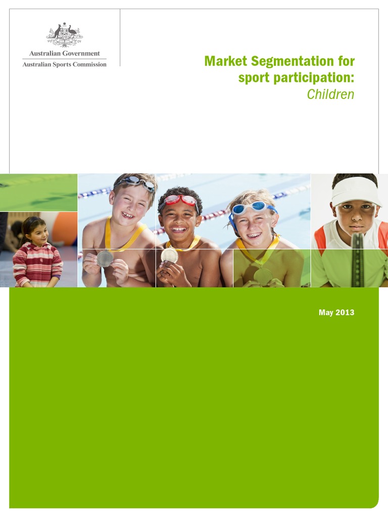 Market Segmentation For Sport Participation Children PDF Sports