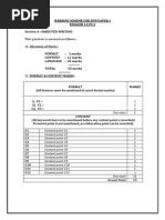 SPM English Paper 1 Marking Scheme