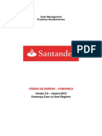 Layout de Código de Barras Santander Janeiro 2015v 29