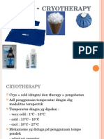 Cold - Cryotherapy