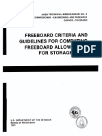 1981 USBR Freeboard Criteria