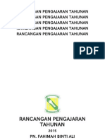 Rancangan Pelajaran Tahunan (Cover)