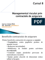 Cursul 8_Managementul Riscurilor Prin Asigurare