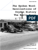 NASA - [Aerospace History 30] - The Spoken Word, Recollections of Dryden History, The Early Years.pdf