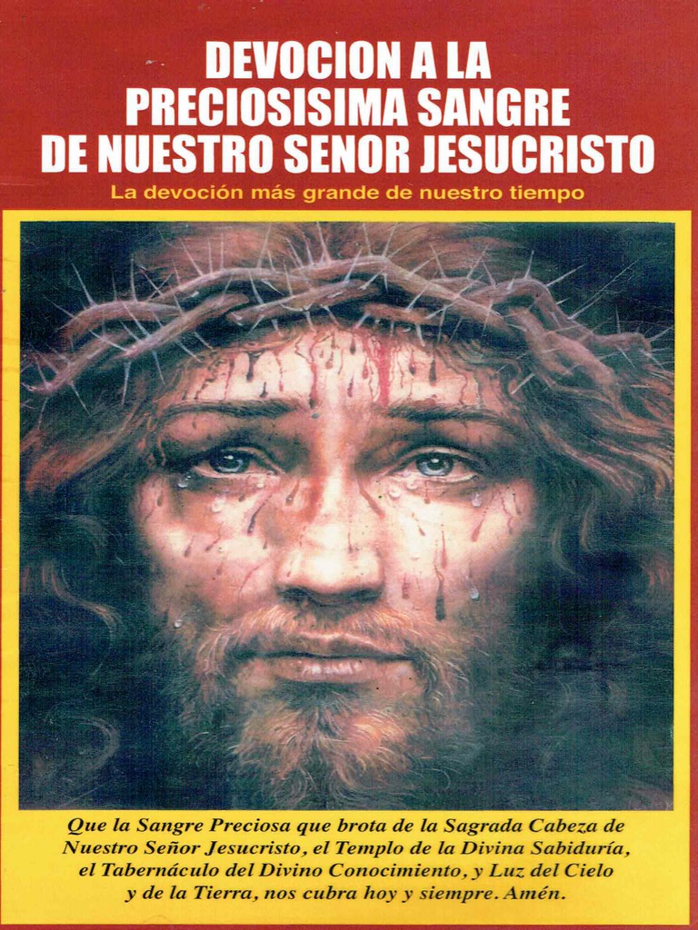 Debocion A La Preciosisima Sangre de Nuestro Señor Jesucristo | PDF ...