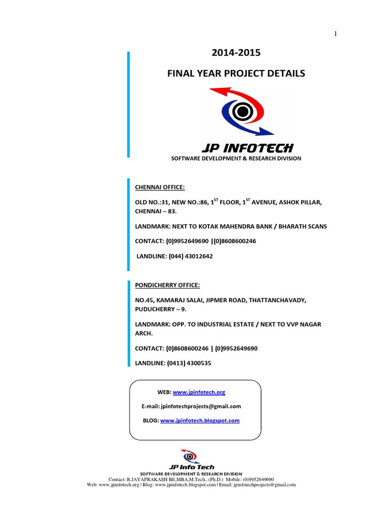 IEEE 2014 - 2015 Updated Project Titles | PDF | Power Electronics ...