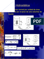 Conceptos de Hidroestatica