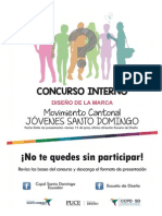 Bases Concurso diseño de marca "Movimiento Cantonal Jóvenes Santo Domingo"