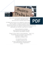 Oracion Busco Trabajo