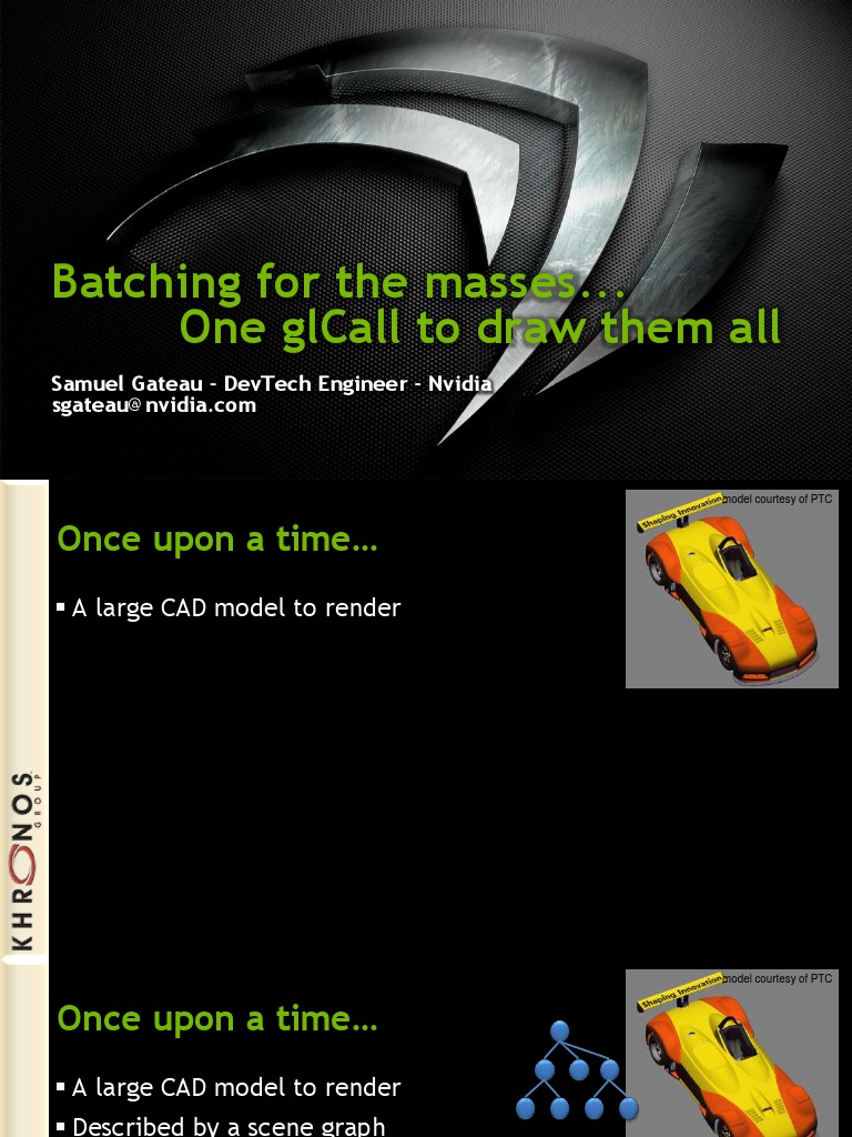 Efficient Batching in CAD Rendering | PDF | Shader | Scientific Modeling