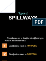 Types of Spillway & Design