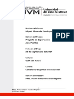 Proyecto Exportación Asia-Pacífico (Japón)