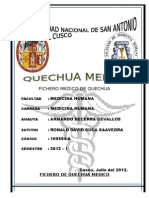 Fichero Quechua Medico 