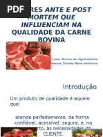 Fatores Ante e Post Mortem Que Influenciam Na