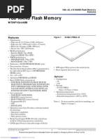 1Gb Nand Flash Memory: Mt29F1Gxxabb