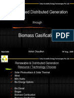 Decentralised Distributed Generation: Biomass Gasification