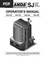 Download Landa SJ100A Parts Washer Manual by Neal Bratt SN266822540 doc pdf