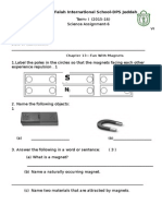 Al Falah International School-DPS Jeddah Term-I Science Assignment-6