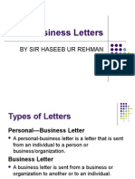 Parts of Business Letters