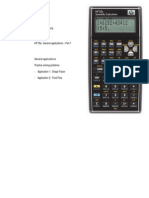 Calculate shape factors and fluid flow rates using an HP 35s calculator