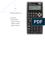 Calculate true heading, thrown object velocity & height, gas pressure with HP 35s