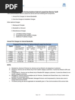 Tariff-Internet - Leased - Line - Published On Web - April 2013 - FINAL