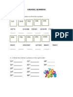 Ordinal Numbers