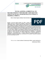 A Aplicação Da Agenda Ambiental No Setor Público Estudo de Caso em Uma Instituição Da Administração Pública Federal Direta