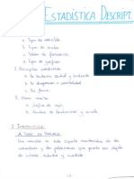 Tema 1 - Estadística Descriptiva